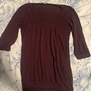 Chic Long Sleeve Brown Top Casa Lee Y2K